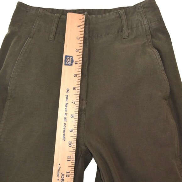 Wilfred Free by Aritzia Faded Olive Green Wide Leg Pants Size 00 - Picture 7 of 9